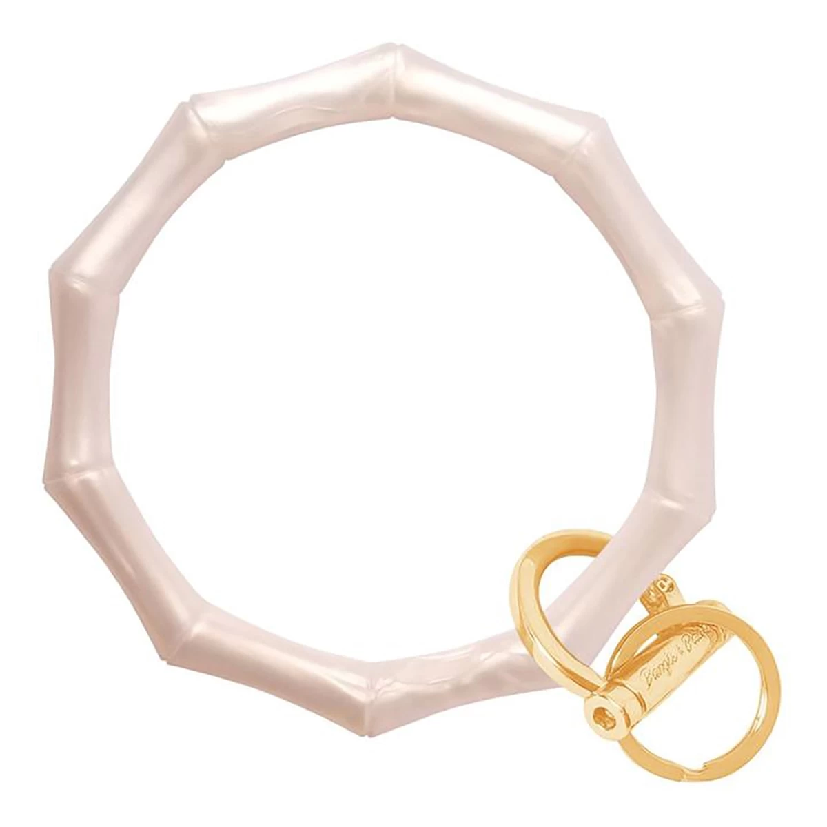 Bangle & Babe Bamboo Bracelet Key Ring W/Gold Clasp