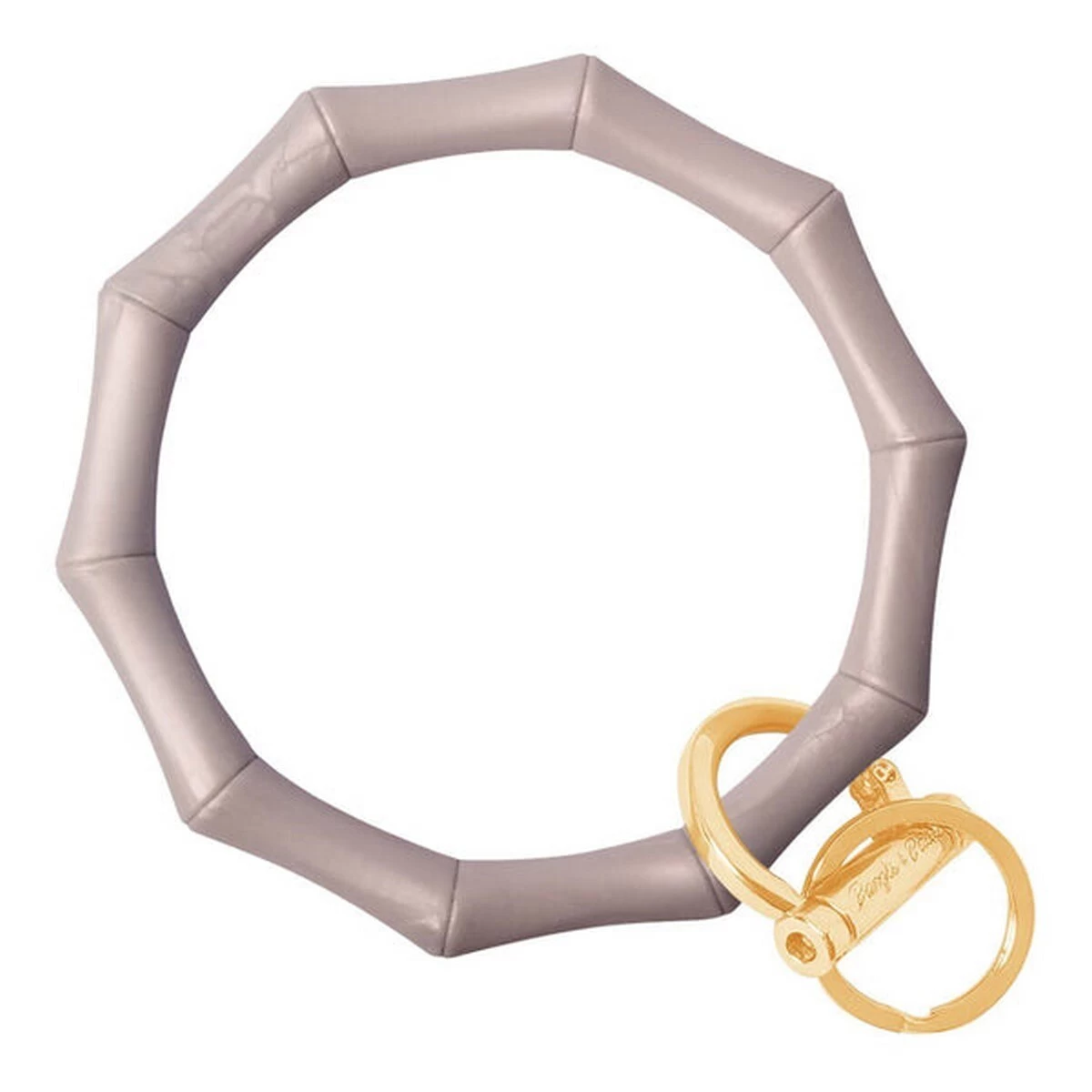 Bangle & Babe Bamboo Bracelet Key Ring W/Gold Clasp - Image 3