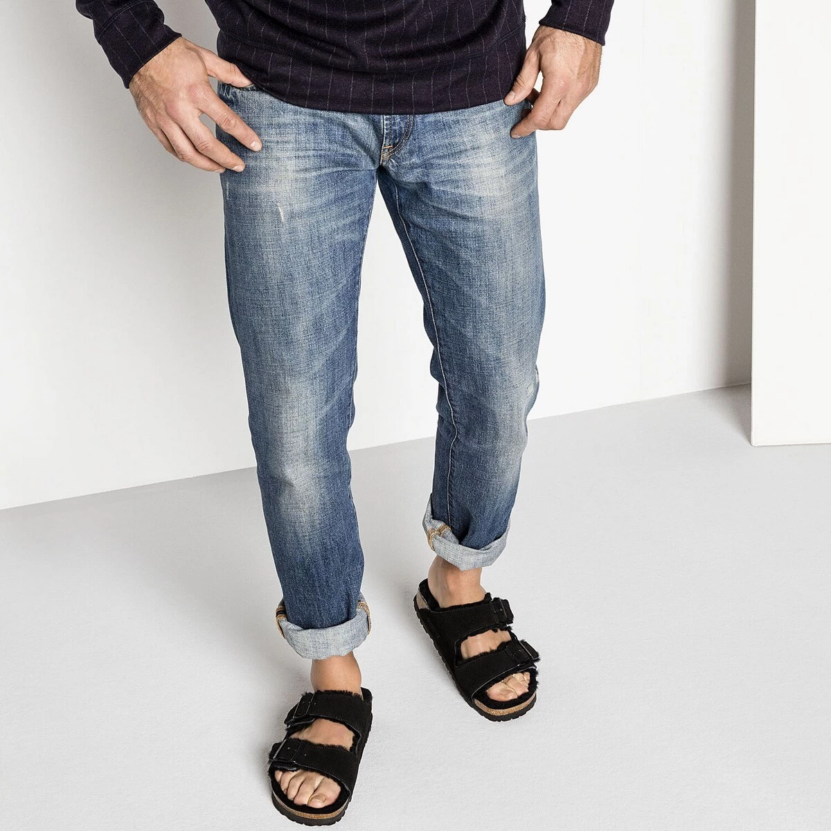 Birkenstock Arizona Suede Shearling - Image 3