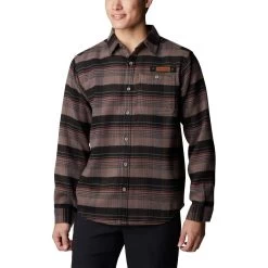 Columbia Men's Roughtail Long Sleeve Heavyweight Field Flannel Shirt