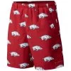 Columbia Mens Collegiate Backcast Shorts- Arkansas