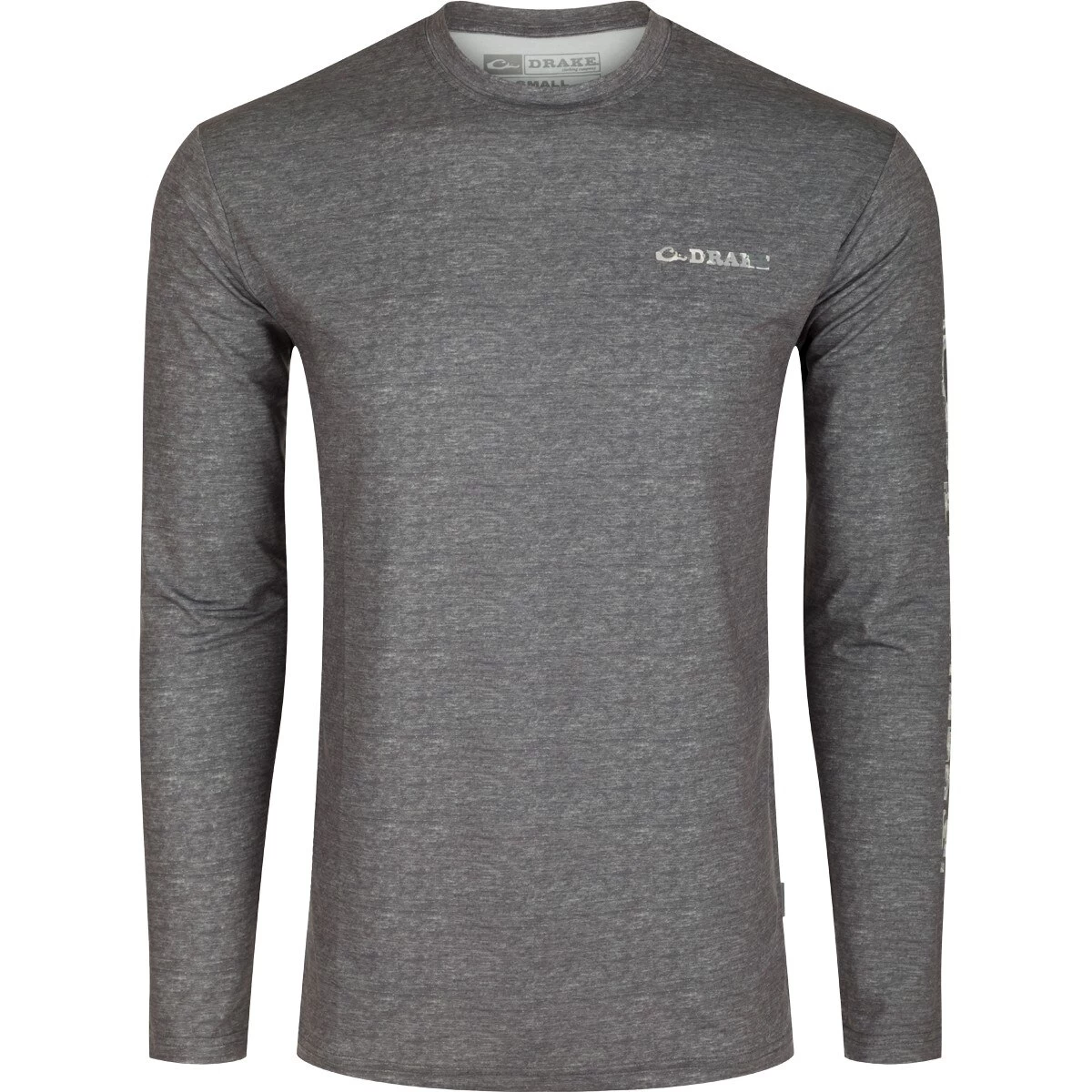 Drake Performance Crew Print Long Sleeve Shirt - Image 4