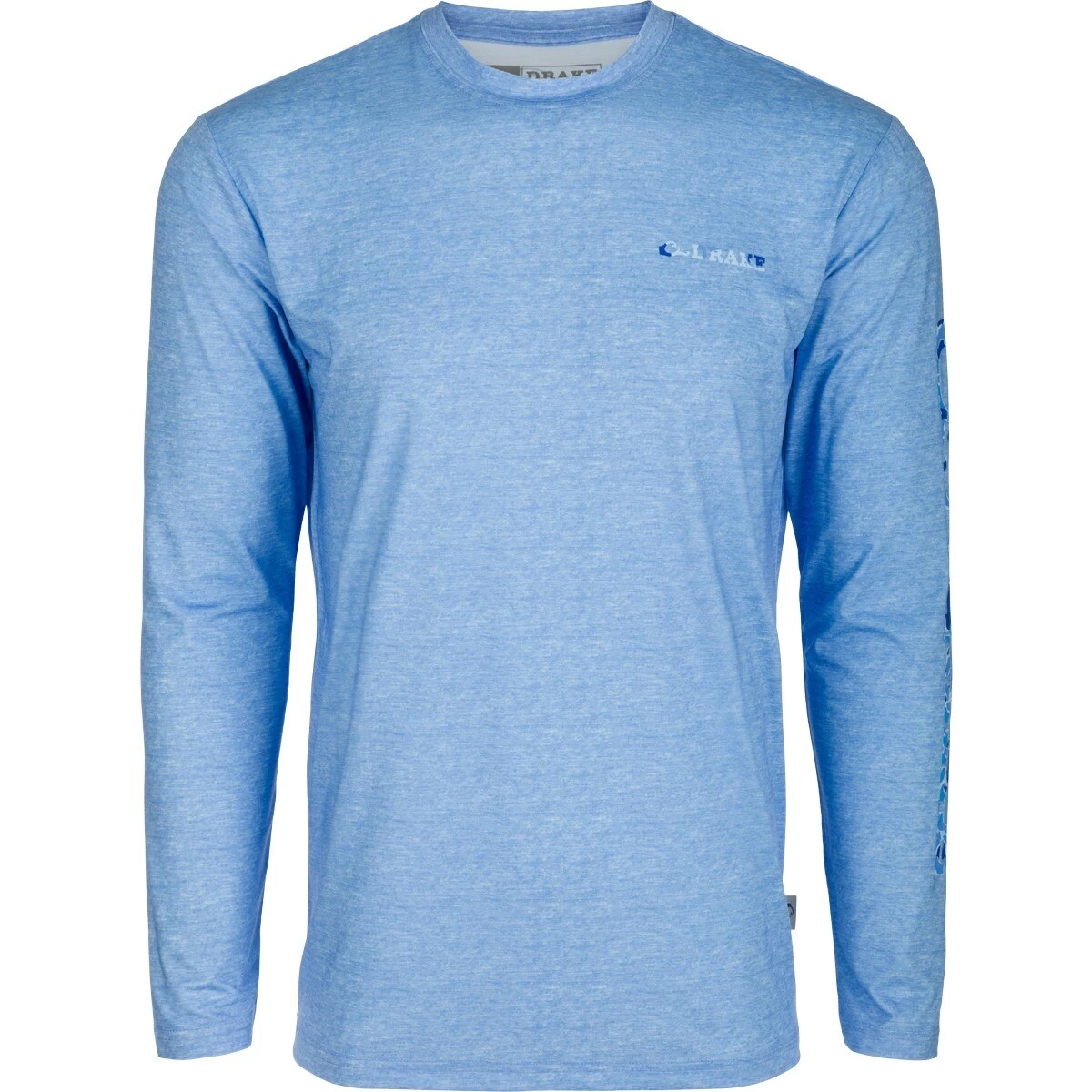 Drake Performance Crew Print Long Sleeve Shirt - Image 3