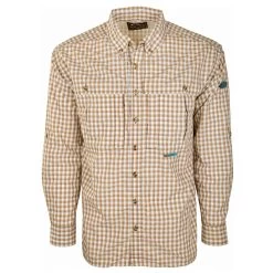 Drake Featherlite Wingshooter Plaid Long Sleeve Shirt