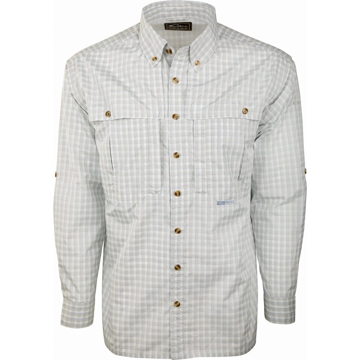 Drake Featherlite Wingshooter Plaid Long Sleeve Shirt - Image 2