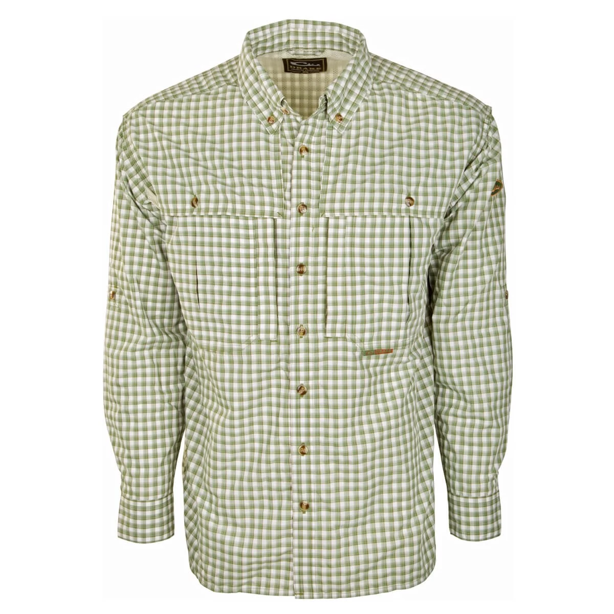 Drake Featherlite Wingshooter Plaid Long Sleeve Shirt - Image 4