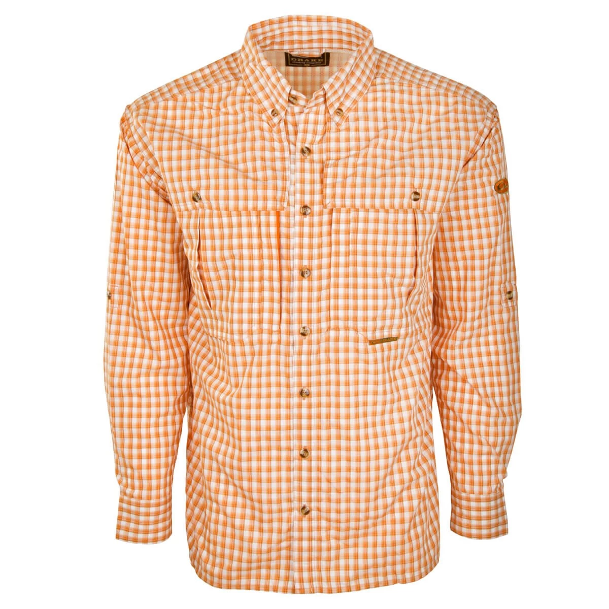 Drake Featherlite Wingshooter Plaid Long Sleeve Shirt - Image 3