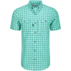 Drake Hunter Creek Check Plaid Short Sleeve Shirt