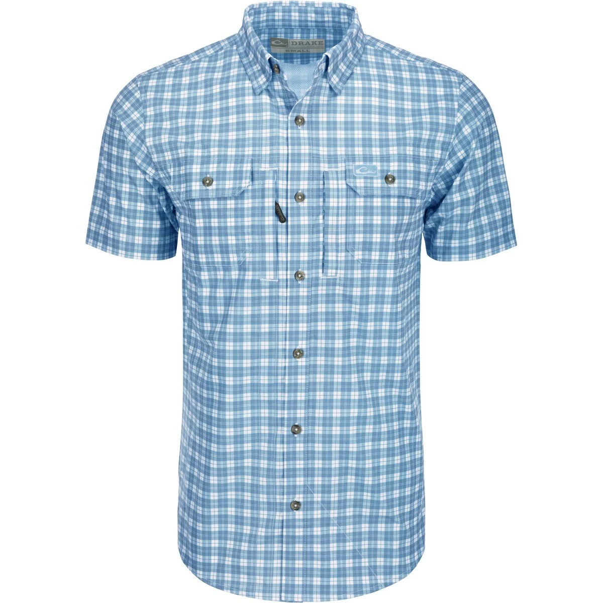 Drake Hunter Creek Check Plaid Short Sleeve Shirt - Image 2