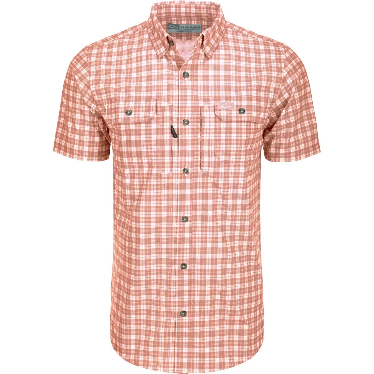 Drake Hunter Creek Check Plaid Short Sleeve Shirt - Image 3