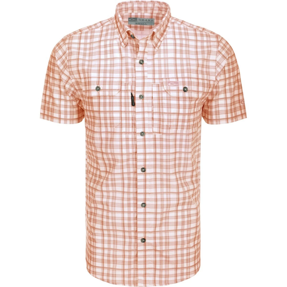 Drake Hunter Creek Window Pane Plaid Short Sleeve Shirt - Image 2