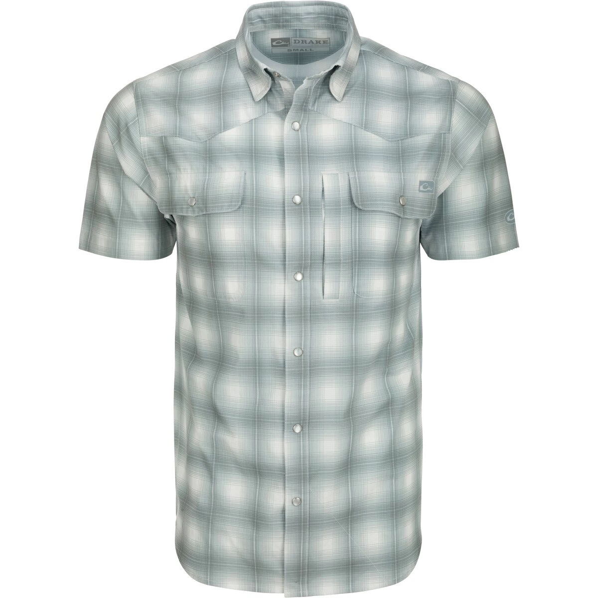 Drake Cinco Ranch Western Plaid Short Sleeve Shirt - Image 2