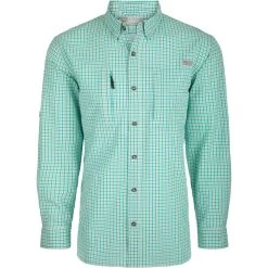 Drake Classic BD Seersucker Grid Check Long Sleeve Shirt