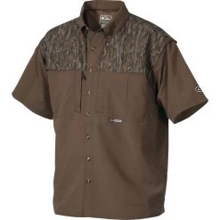 Drake EST Short Sleeve Camo Vented Wingshooter Shirt