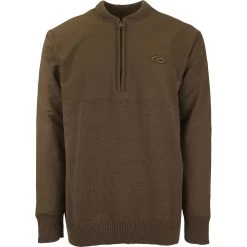 Drake Quarter Zip Wool Sweater