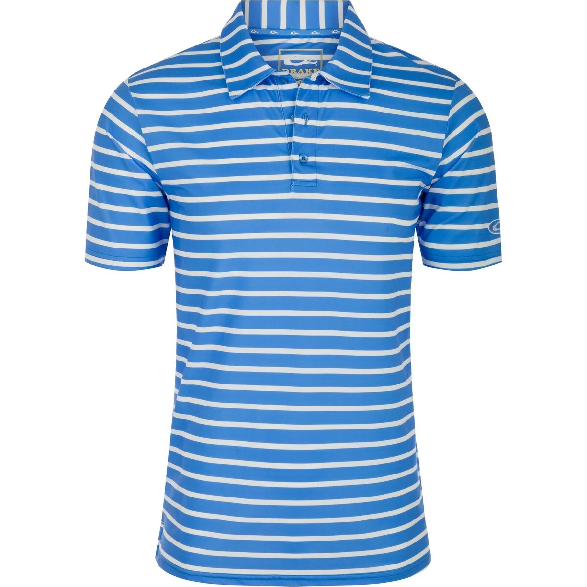 Drake Performance Stretch Striped Polo - Image 2