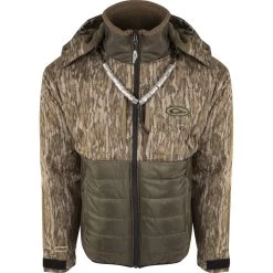 Drake LST Guardian Flex Double Down Eqwader Full Zip With Hood