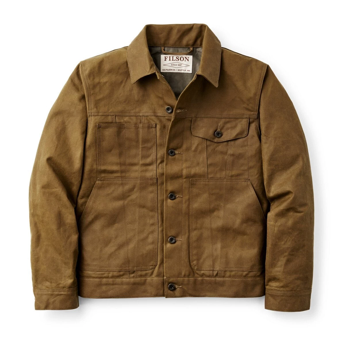 Filson Tin Cloth Short Lined Cruiser Jacket