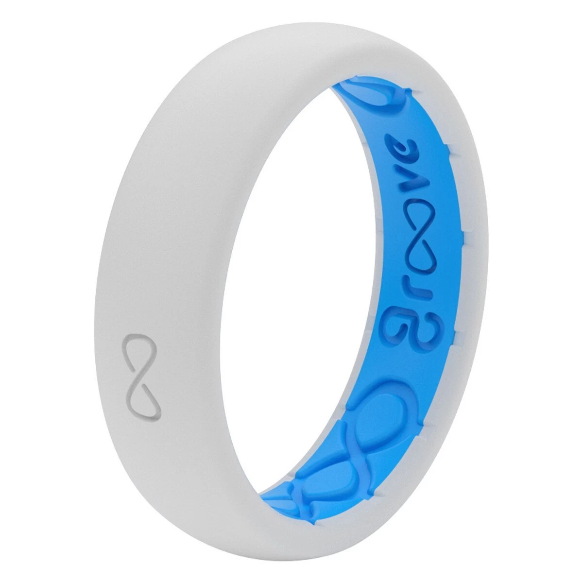 Groove Thin Silicone Ring - Solid Colors - Image 13