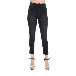 Plus Size Judy Blue Side Slit Straight Crop