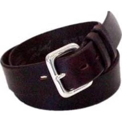 Leegin Creative Leather Beveled City Gear Belt 1-1/2 Inch - Black