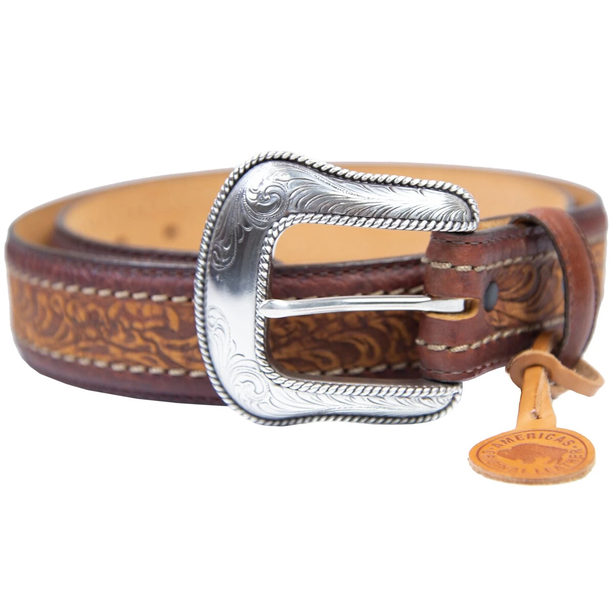 Leegin 1 1/2 Inch Northern Belt - Bison Brown