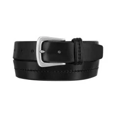 Brighton Portland Black Leather Belt