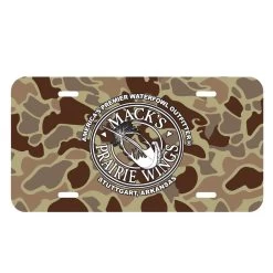 MPW Aluminum Embossed Old School License Plate