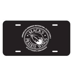 MPW Aluminum Embossed Logo License Plate