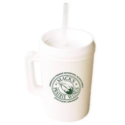 MPW The Big Mack Mug Logo 34OZ Insulated Mug With Straw