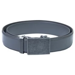 Mission Belt Cool Grey Leather Belt
