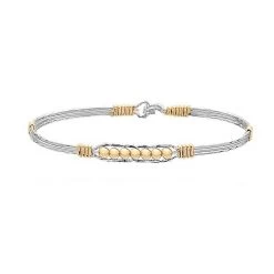 Ronaldo Power Of Prayer Mirror Silver With Gold Bracelet