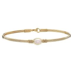 Ronaldo Pearl Of My Heart Gold Bracelet