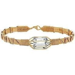 Ronaldo My Favorite Gem Bracelet - Gold And White Topaz