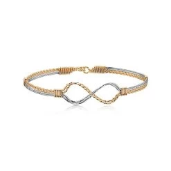 Ronaldo Infinity Gold And Silver Bracelet