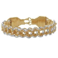 Ronaldo Lift Me Up Gold And Silver Bracelet