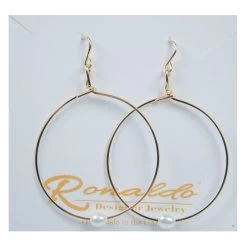 Ronaldo Breathe Earrings Gold