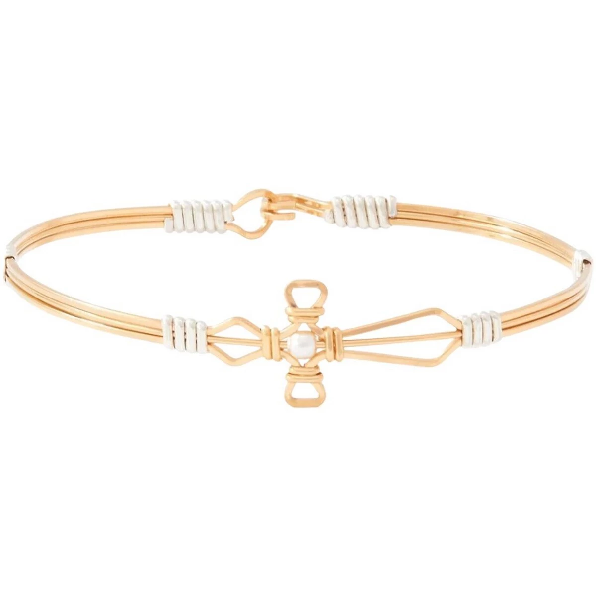 Ronaldo Jesus Loves Me Gold And Silver Bracelet