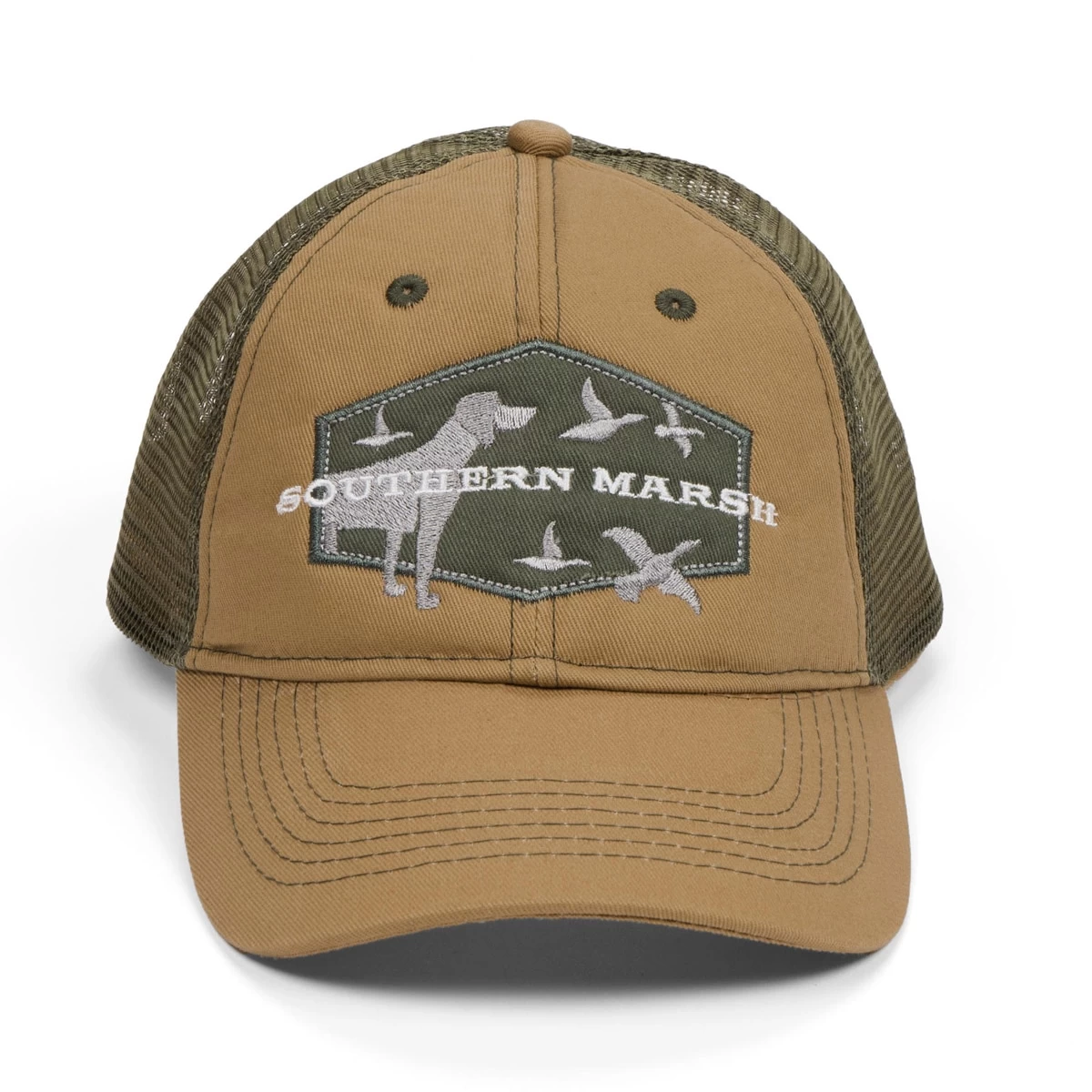 Southern Marsh Trucker Hat - Hunting Dog