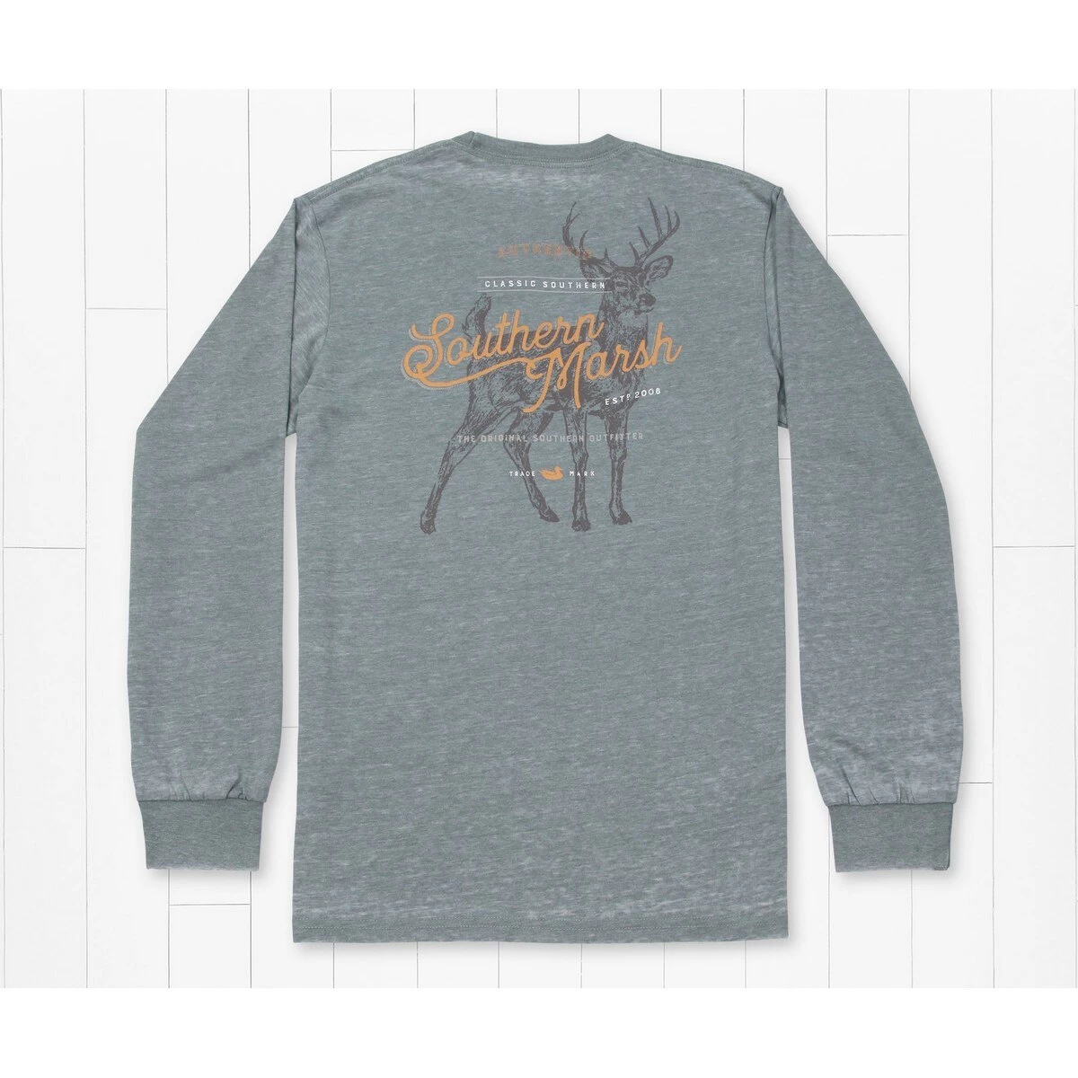 Southern Marsh Seawash Long Sleeve Tee Deer