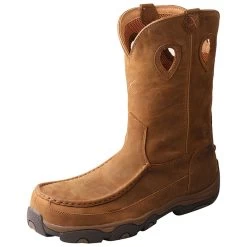 Twisted X Mens Hiker Boot – Distressed Saddle-Saddle